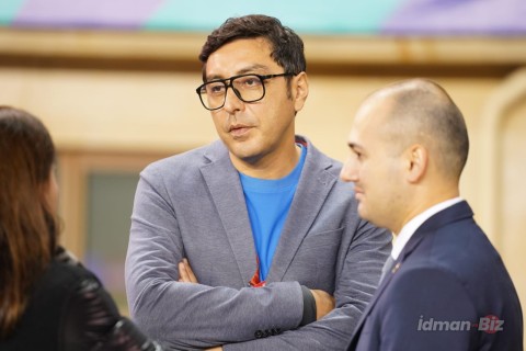Farid Gayibov is watching the game of the national team from the stadium - PHOTO