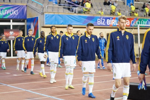 PHOTO from the Azerbaijan-Sweden match