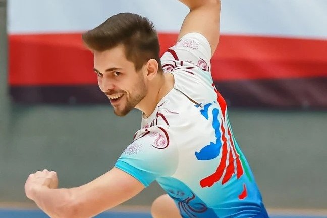 The Azerbaijani acrobat is in the final of the European Championship