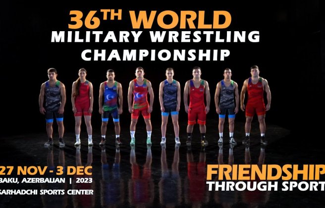 36th World Military Wrestling Championship entry list of Azerbaijani wrestlers has been announced