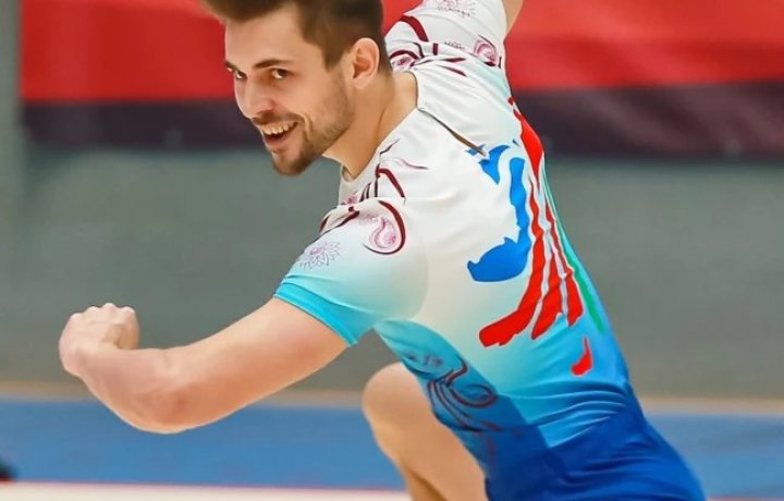 The Azerbaijani acrobat is in the final of the European Championship