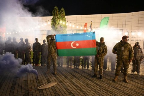 Министр встретился с участниками "Спортивного фестиваля-2023" у костра - ФОТО
