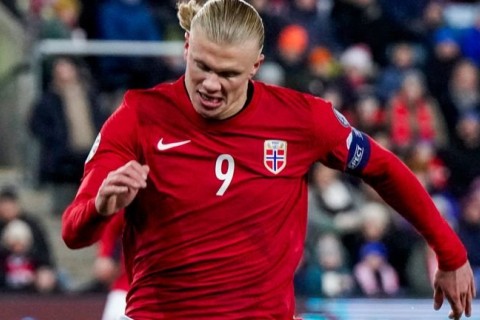 Erling Haaland will not play in the EURO qualifyer