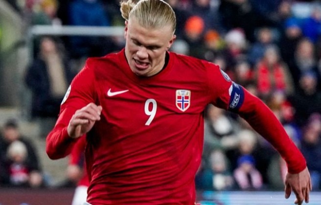 Erling Haaland will not play in the EURO qualifyer