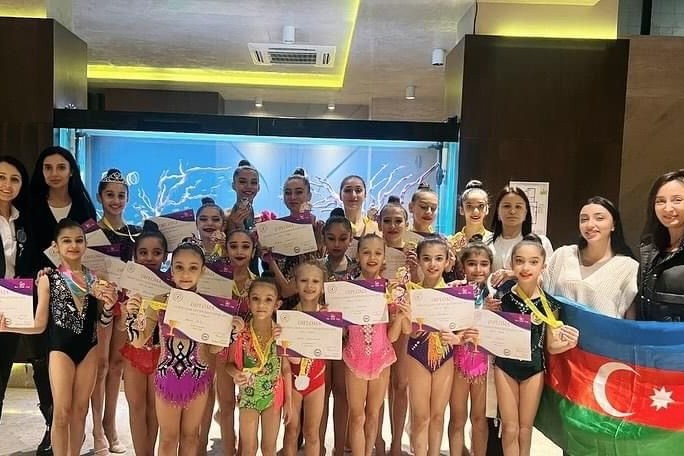 Азербайджанские гимнастки выиграли 23 награды в Тбилиси