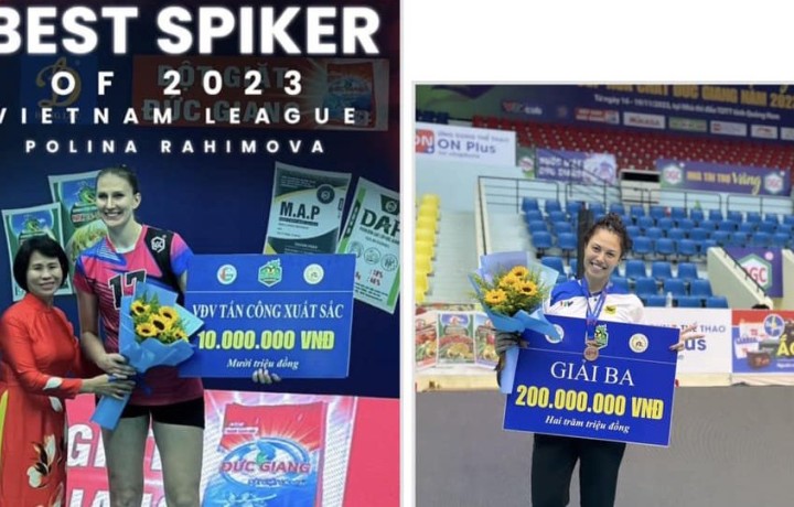 Azerbaijani volleyball players won medals in Vietnam