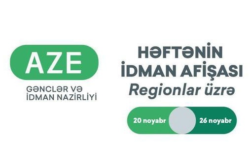 Regionlar üzrə HƏFTƏNİN İDMAN AFİŞASI