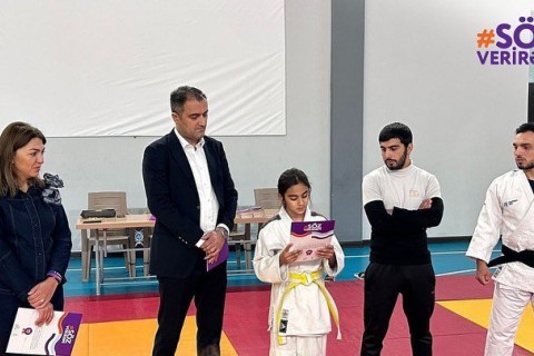 "Söz verirəm" kampaniyası Ramana İdman Mərkəzində - FOTO