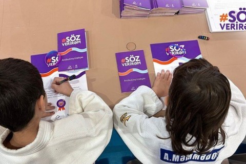 "Söz verirəm" kampaniyası Ramana İdman Mərkəzində - FOTO