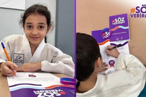 "Söz verirəm" kampaniyası Ramana İdman Mərkəzində - FOTO