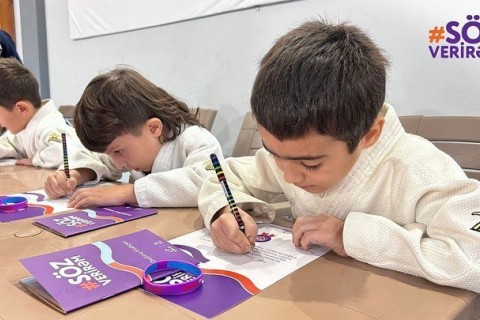 "Söz verirəm" kampaniyası Ramana İdman Mərkəzində - FOTO