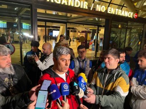 Азербайджанские боксеры, установившие рекорд на чемпионате Европы, вернулись на родину - ФОТО
