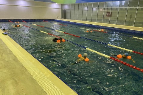 “Üzməyi öyrənək” layihəsi bölgələrdə - FOTO