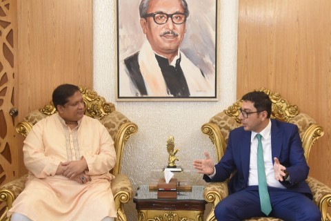 Fərid Qayıbov Banqladeşin gənclər və idman naziri Zahid Ahsan Russellə görüşüb - FOTO