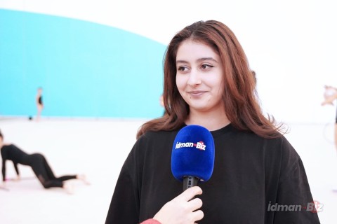 Gymnasts from Ganja, Masalli and Lankaran are training at the National Gymnastics Arena - PHOTO