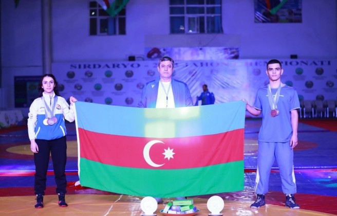 Azerbaijani wrestlers returned from Uzbekistan with 5 medals – PHOTO