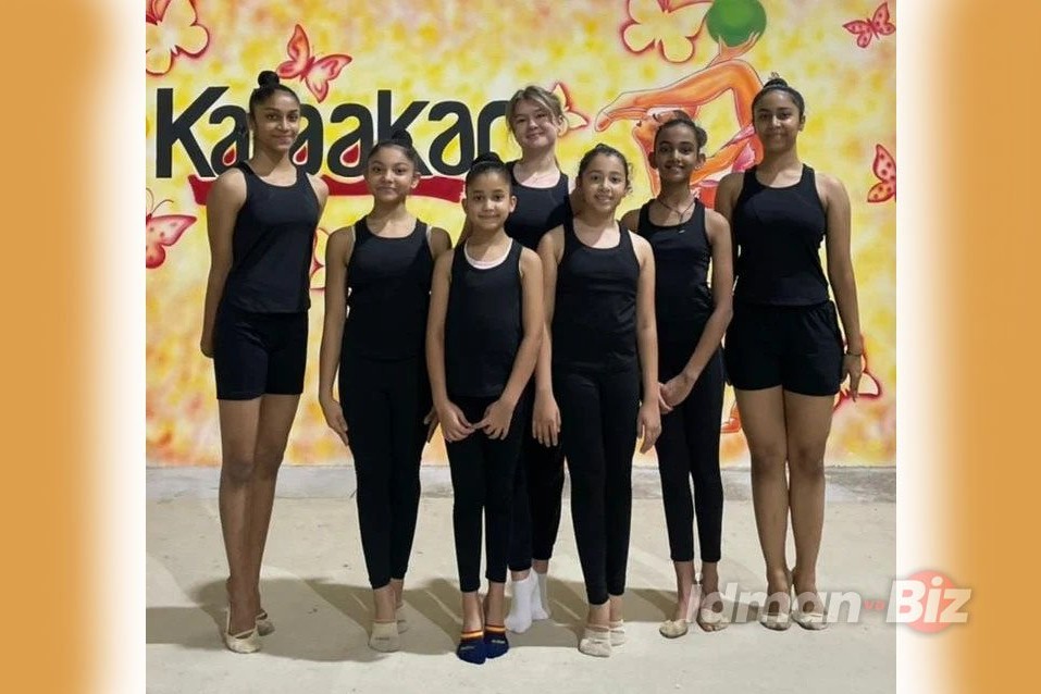 The coach of the Azerbaijan rhythmic gymnastics team held master classes in India