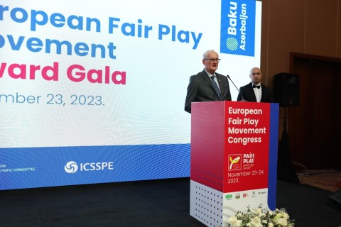 The European Fair Play Movement awarded Farid Gayibov, the winners of 5 nominations were announced in Azerbaijan