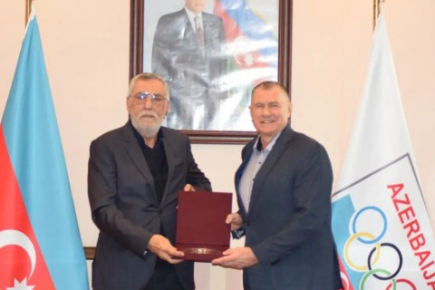 The National Olympic Committee had a meeting with Dobromir Karamarinov - PHOTO