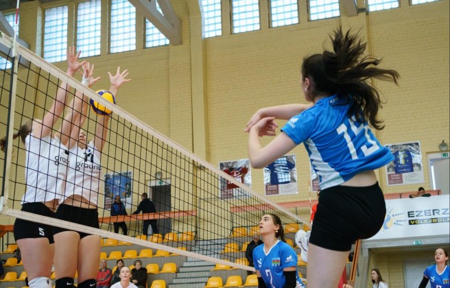 Azerbaijani volleyball players scored only 24 points in 3 sets - 5th defeat