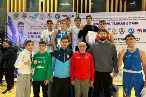 Boksçularımız Qazaxıstanda 4 medal qazanıb - FOTO