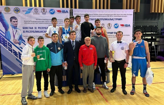 Boksçularımız Qazaxıstanda 4 medal qazanıb - FOTO