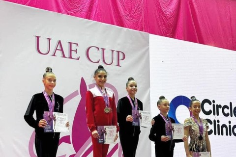 Гимнастки клуба "Оджаг Спорт" завоевали 20 наград в Дубае - ФОТО