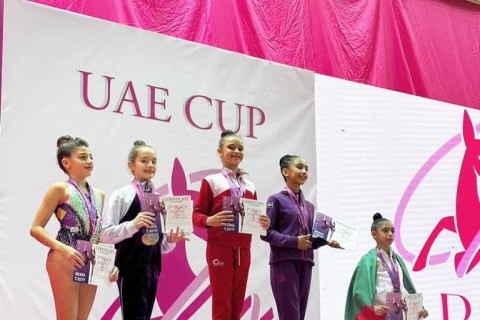 Гимнастки клуба "Оджаг Спорт" завоевали 20 наград в Дубае - ФОТО