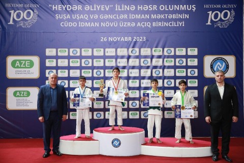 “Heydər Əliyev ili"nə həsr olunan cüdo üzrə Açıq Birinciliyinə yekun vurulub - FOTO