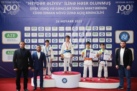 “Heydər Əliyev ili"nə həsr olunan cüdo üzrə Açıq Birinciliyinə yekun vurulub - FOTO