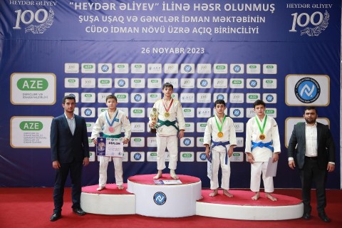 “Heydər Əliyev ili"nə həsr olunan cüdo üzrə Açıq Birinciliyinə yekun vurulub - FOTO