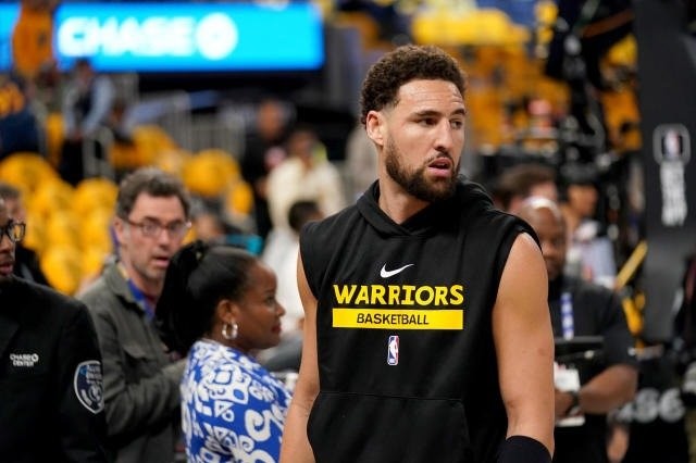 Klay Thompson gets testy with reporter: 'You want me to bench me?'