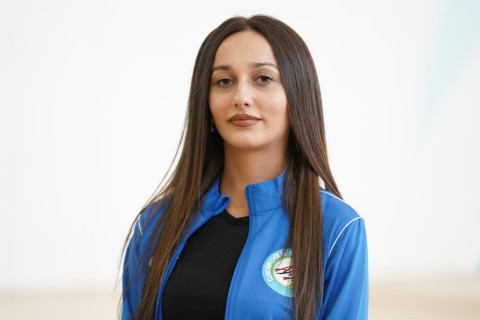 Gymnasts from Mingechevir at a training camp in Baku - PHOTO