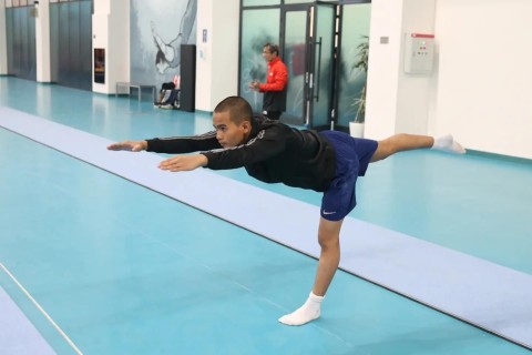 Команда Индонезии по спортивной гимнастике готовится к новому сезону в Баку - ФОТО