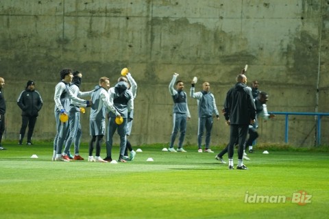 “Qarabağ”ın Norveç səfəri öncəsi son məşqi - VİDEO - FOTO