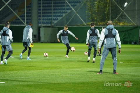 “Qarabağ”ın Norveç səfəri öncəsi son məşqi - VİDEO - FOTO