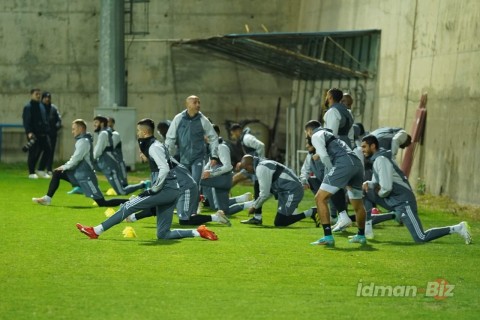 “Qarabağ”ın Norveç səfəri öncəsi son məşqi - VİDEO - FOTO