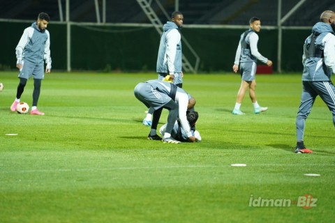 “Qarabağ”ın Norveç səfəri öncəsi son məşqi - VİDEO - FOTO