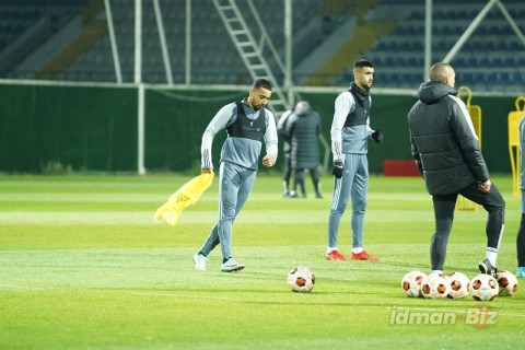 “Qarabağ”ın Norveç səfəri öncəsi son məşqi - VİDEO - FOTO