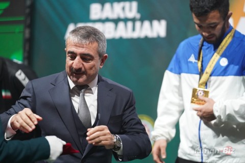 Bakıda dünya çempionatın ilk gününün qalibləri mükafatlandırılıb - FOTO