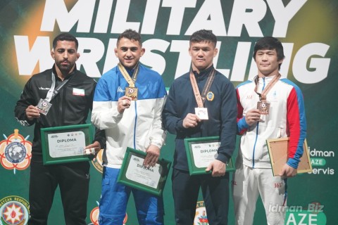 Bakıda dünya çempionatın ilk gününün qalibləri mükafatlandırılıb - FOTO