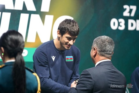 Bakıda dünya çempionatın ilk gününün qalibləri mükafatlandırılıb - FOTO