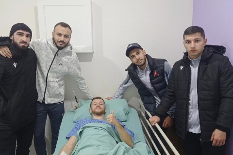 Ayağı sınan Kristian Velinovski sabah əməliyyat olunacaq - FOTO