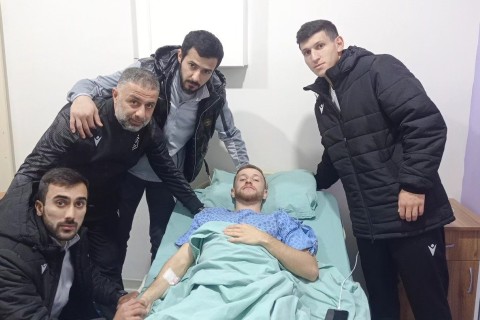 Ayağı sınan Kristian Velinovski sabah əməliyyat olunacaq - FOTO