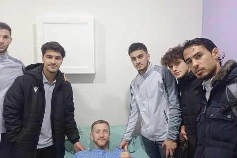Ayağı sınan Kristian Velinovski sabah əməliyyat olunacaq - FOTO