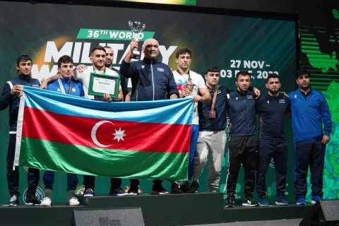 Сборная Азербайджана стала чемпионом мира по вольной борьбе - ФОТО