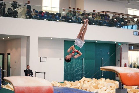 Первые награждения на чемпионате Азербайджана по спортивной гимнастике - ФОТО