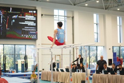 Первые награждения на чемпионате Азербайджана по спортивной гимнастике - ФОТО