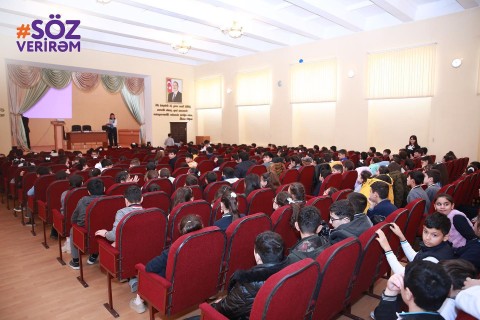 “Söz verirəm” kampaniyası Naftalanda - FOTO