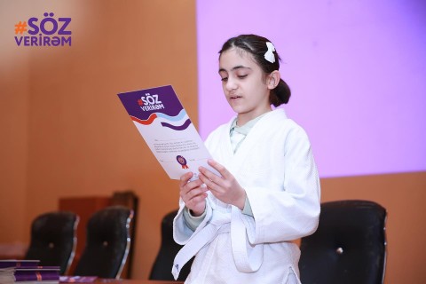 “Söz verirəm” kampaniyası Naftalanda - FOTO